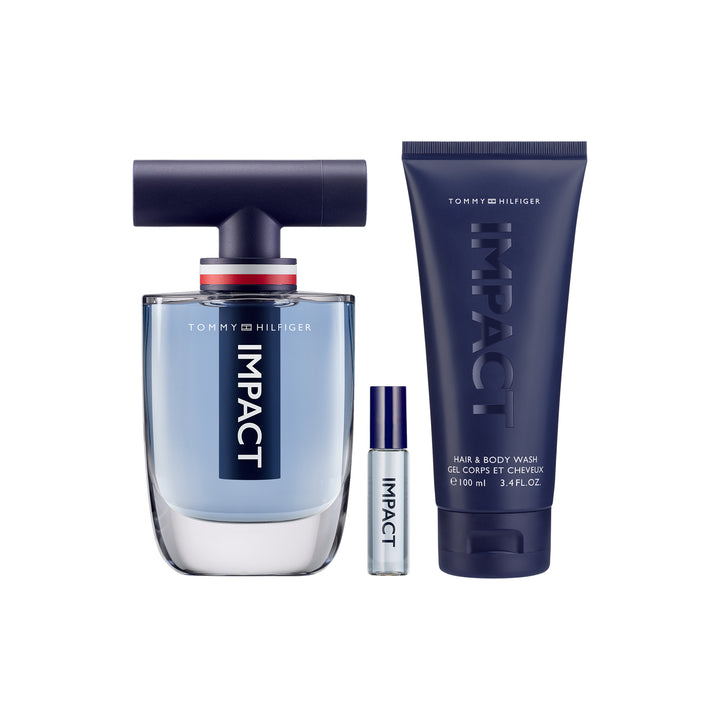 Tommy Hilfiger Impact Gift Set (Eau de Toilette 100ml + 4ml+ Body Wash 100ml)